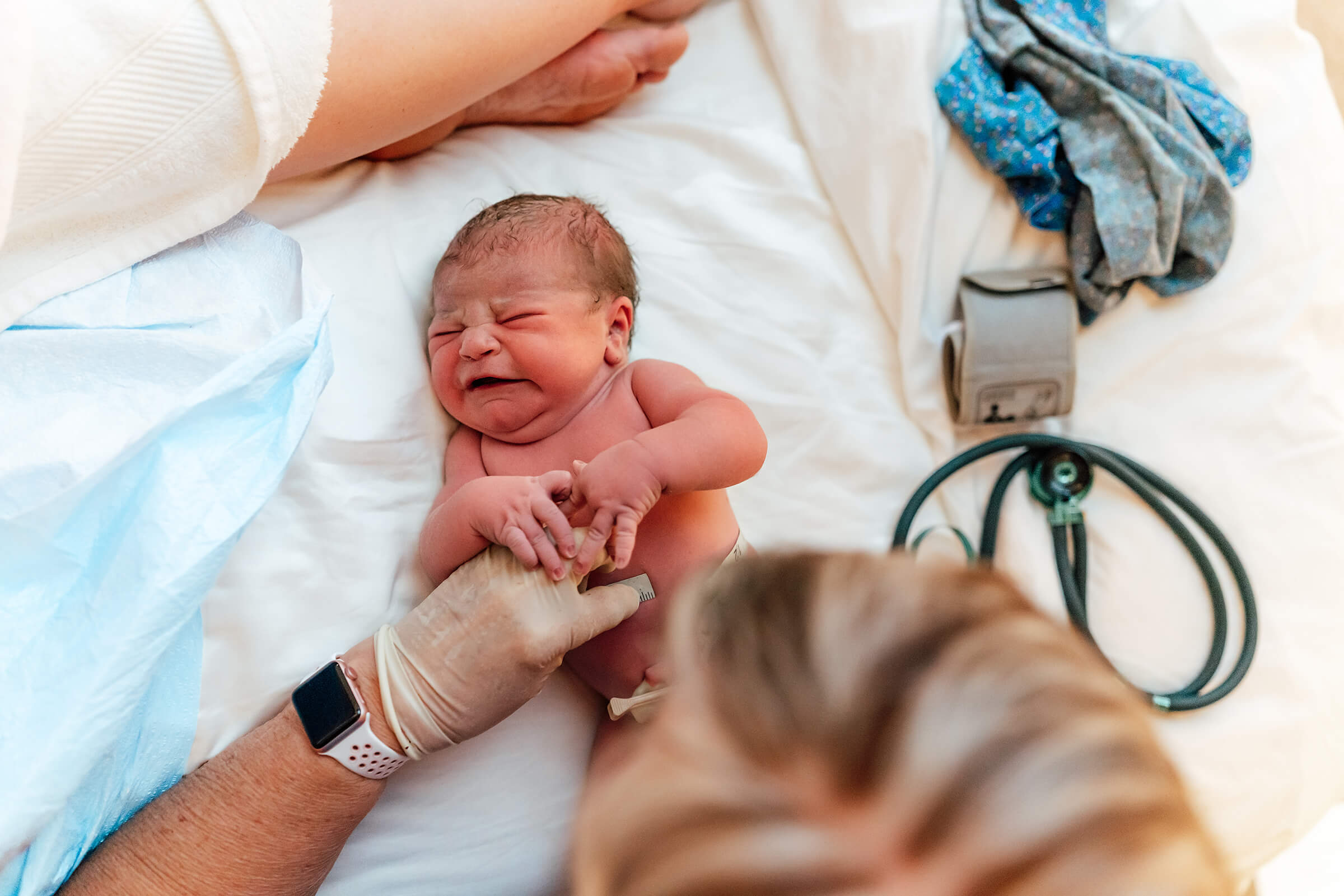 how newborn exams are done after home birth 