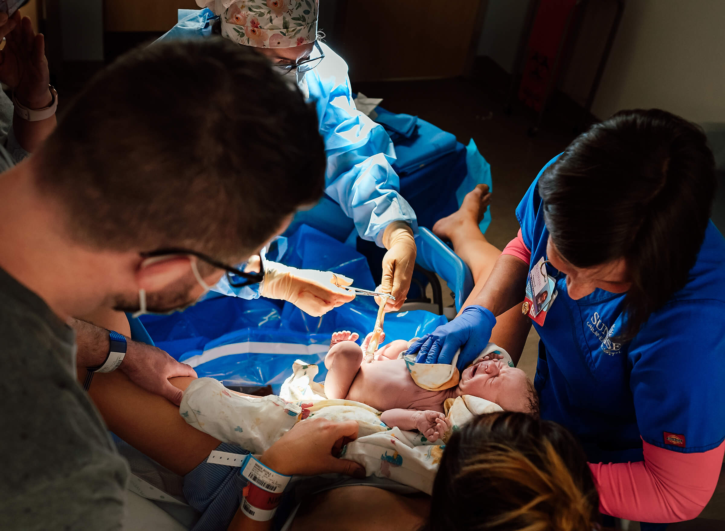 the beauty of birth in the hospital setting in Las Vegas