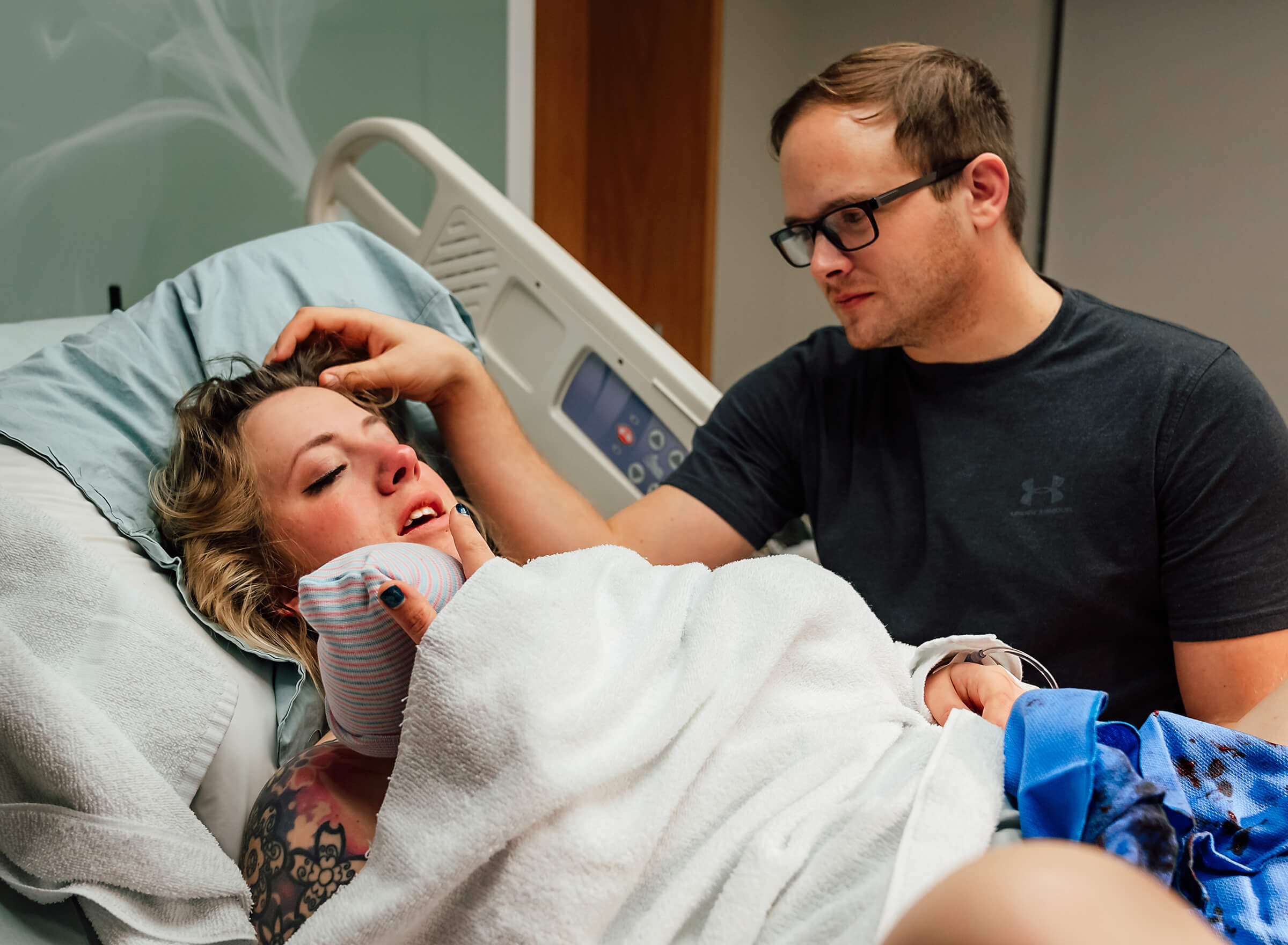 a hospital birth at Nellis Air Force base February 2020