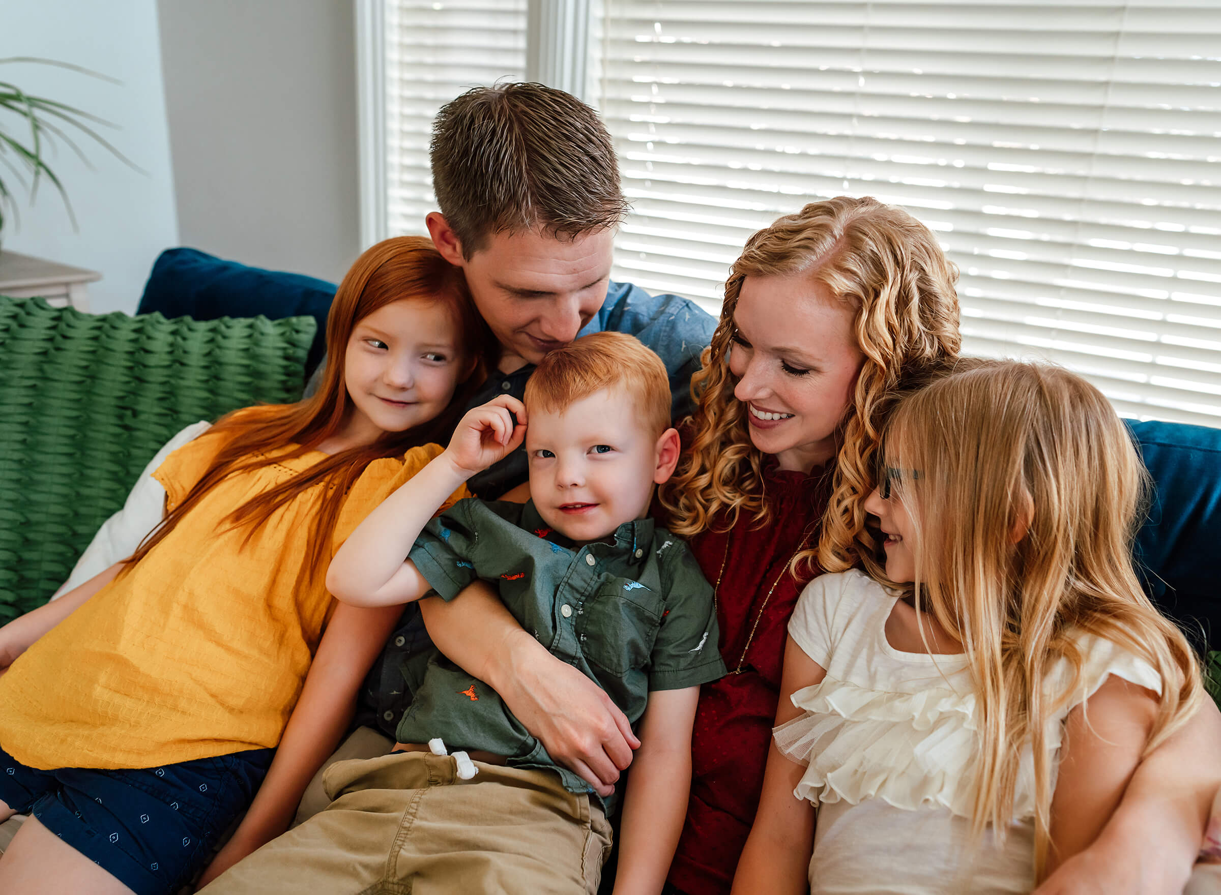 capturing personality during a family session 