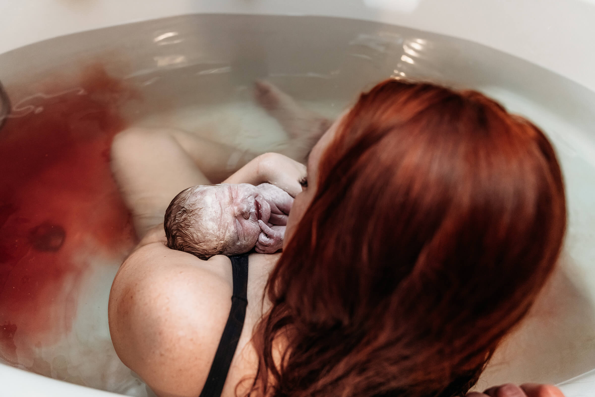 A water birth at Serenity Birth Center in Las Vegas