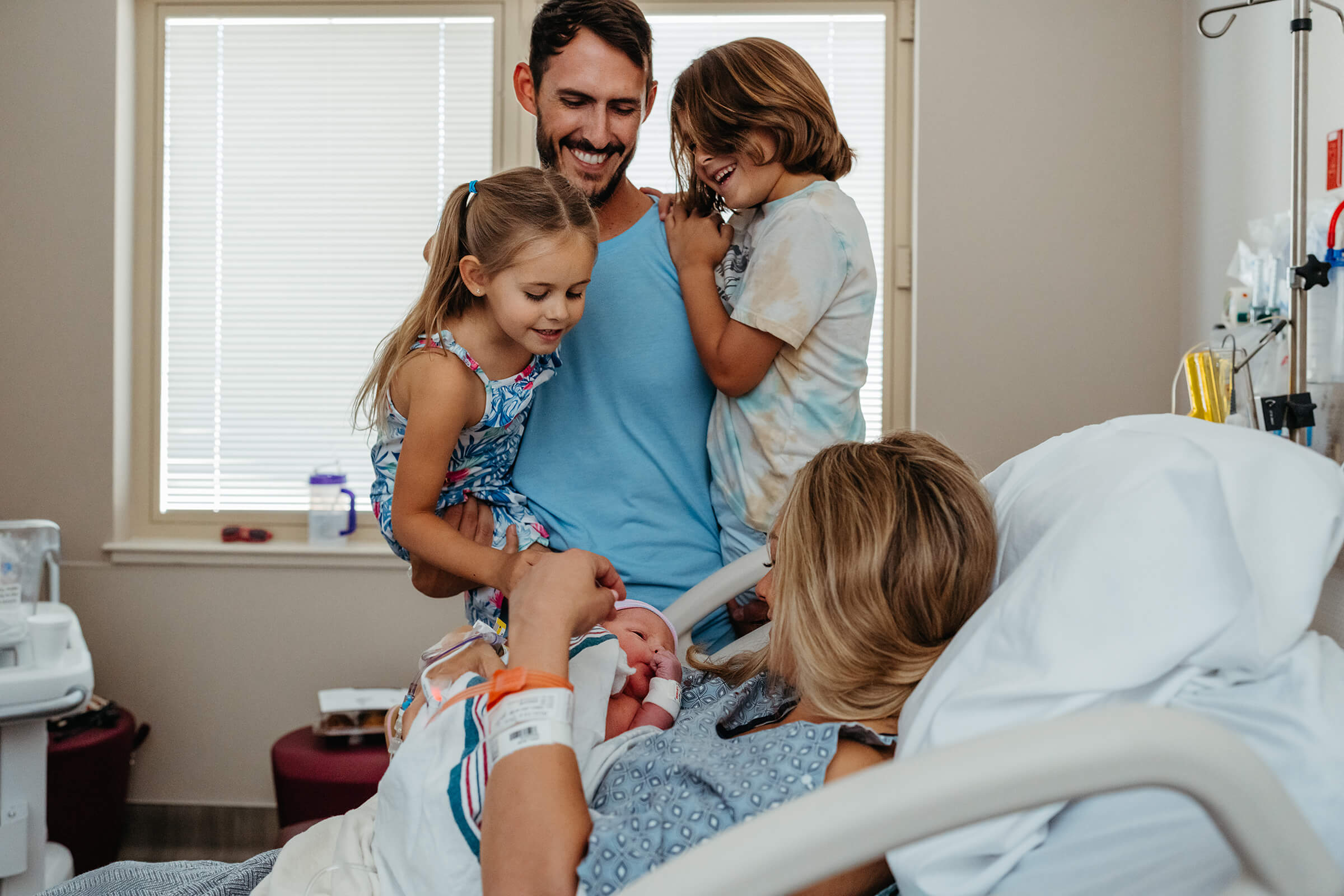 family-centered care at Southern Hills hospital in Las Vegas by allowing siblings in labor rooms.